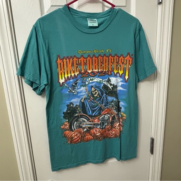 Biketoberfest Daytona Beach, FL Halloween T Shirt Men S 2021 - Picture 3 of 5